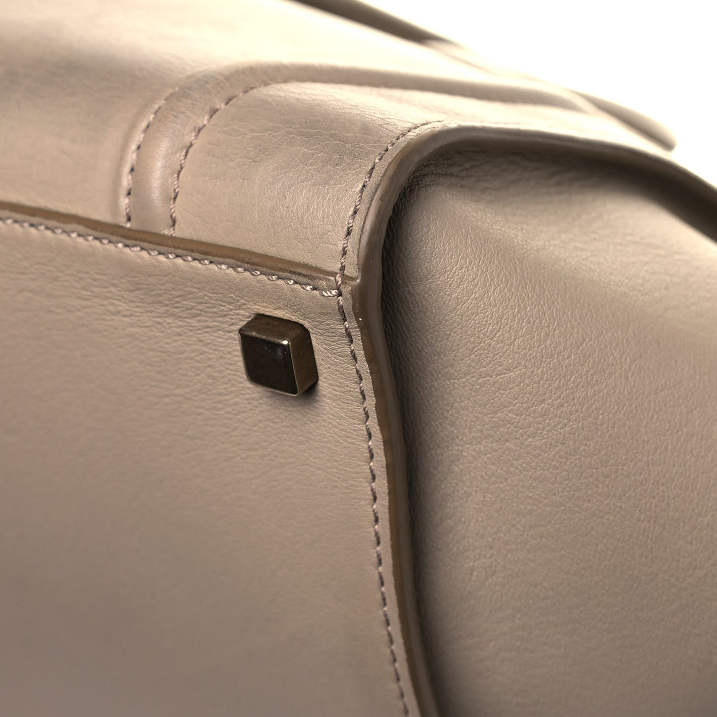 Supple Calfskin Medium Phantom Luggage Beige