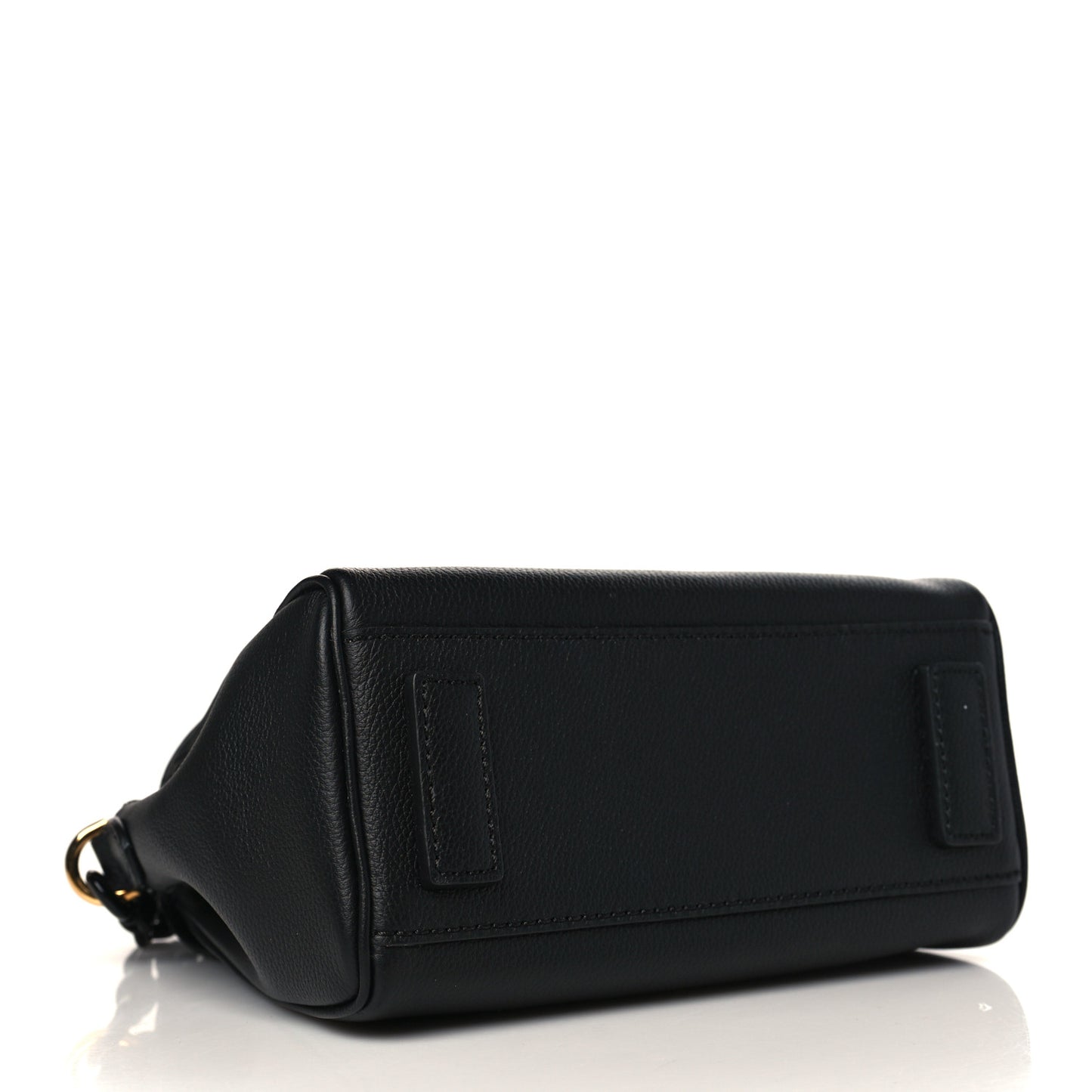 Grained Calfskin Small La Medusa Top Handle Bag Black Lilac