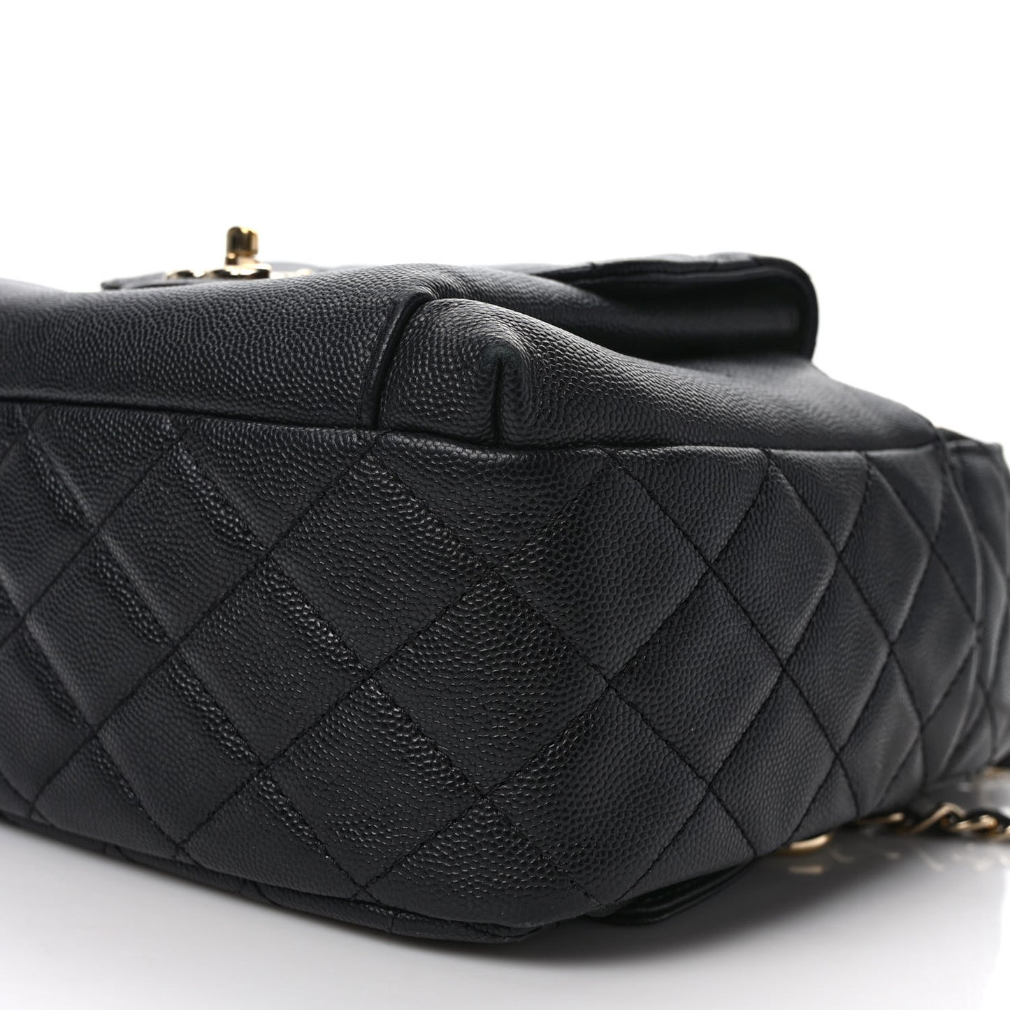 Caviar Quilted Large CC Day Backpack Black