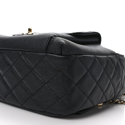 Chanel Caviar Quilted Large CC Day Backpack Black 9 of 11