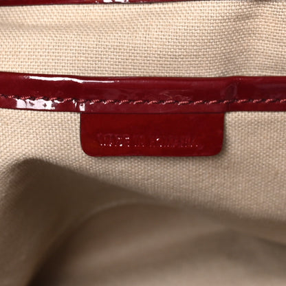 Burberry Nova Check Heart Print Tote Berry 7 of 11