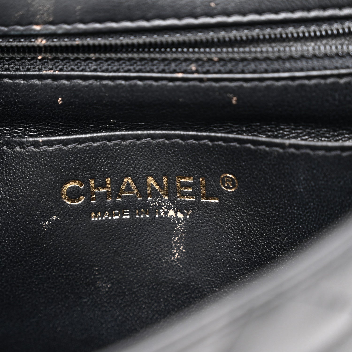 Chanel Lambskin Quilted Mini Square Flap Black 6 of 12