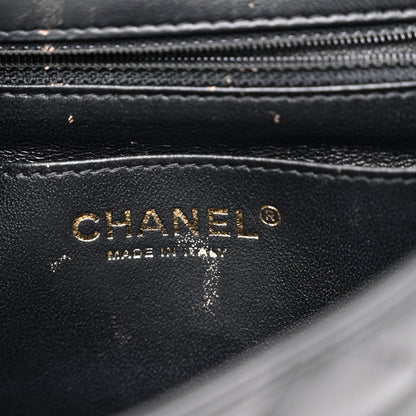 Chanel Lambskin Quilted Mini Square Flap Black 6 of 12