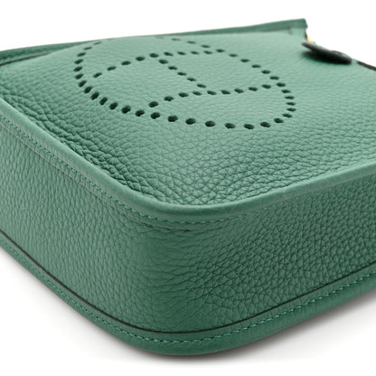 Hermes Taurillon Clemence Evelyne TPM Vert Vertigo 11 of 11