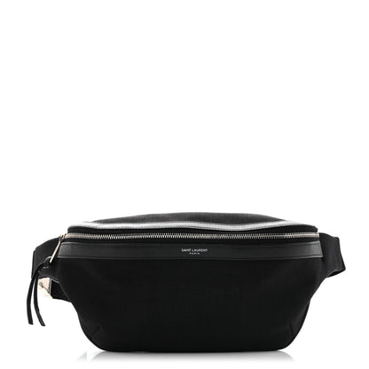 Saint Laurent Canvas Classic Belt Bag Black 1 of 15