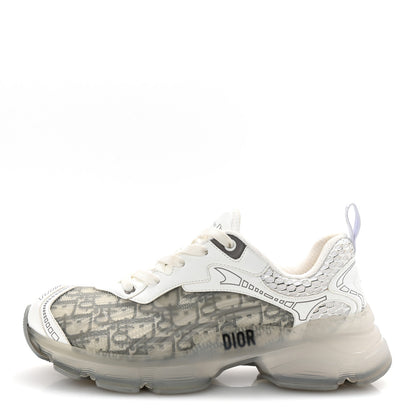 Christian Dior Technical Fabric Rubber Oblique Dior Vibe Sneakers 38 Gray 1 of 9