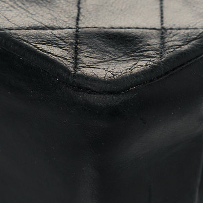 Chanel Lambskin Quilted Medium Double Flap Black 13 of 21