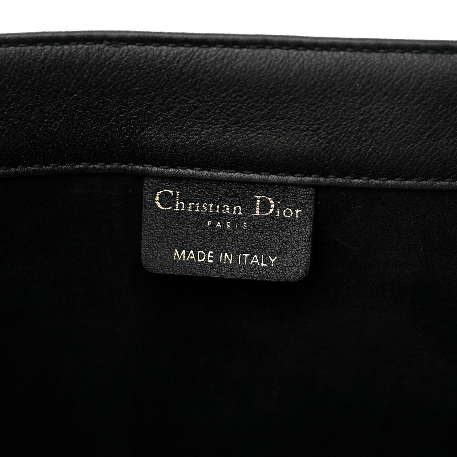 Christian Dior Calfskin Embossed Medium Book Tote Black 6 of 10