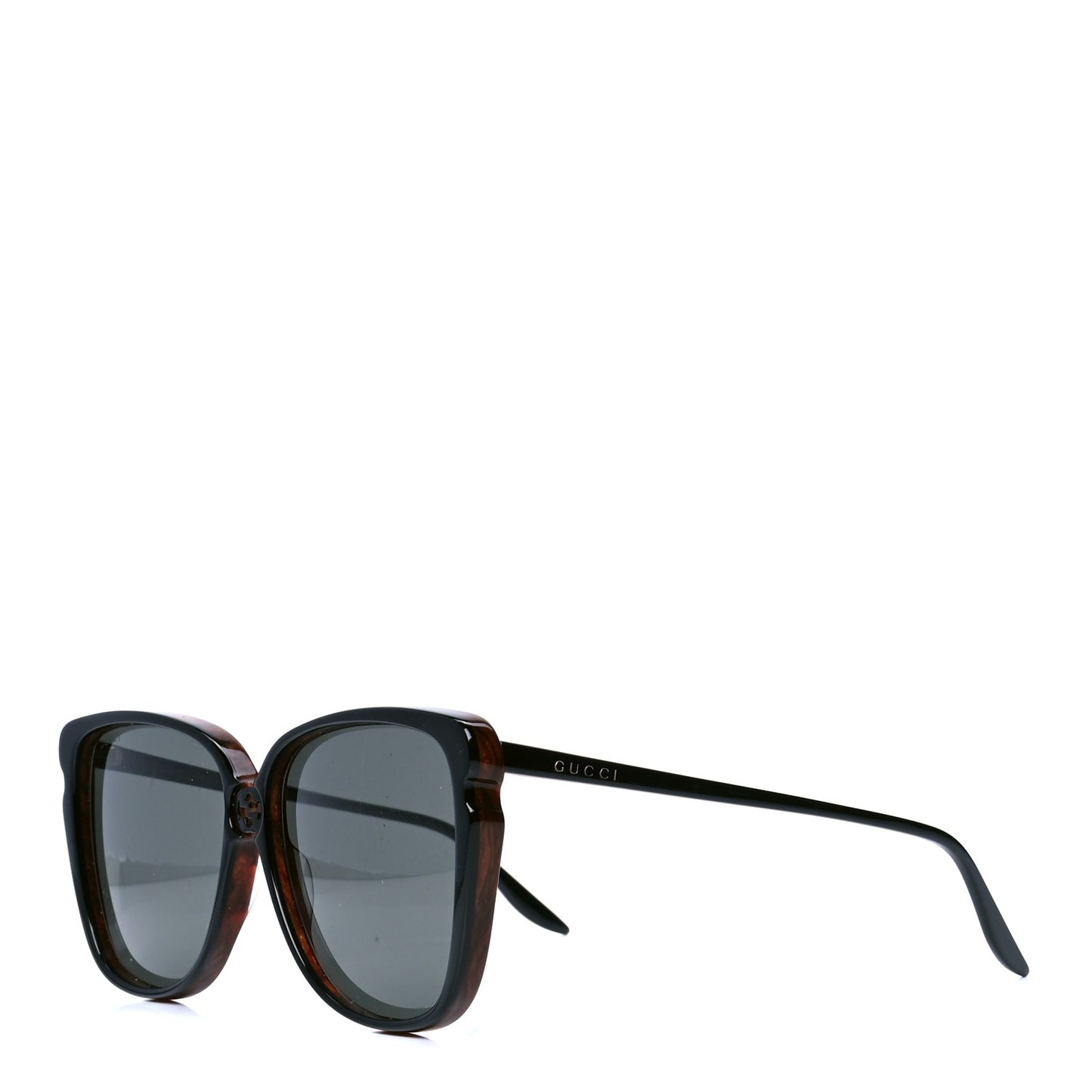 Acetate Square Frame GG0709S Sunglasses Brown