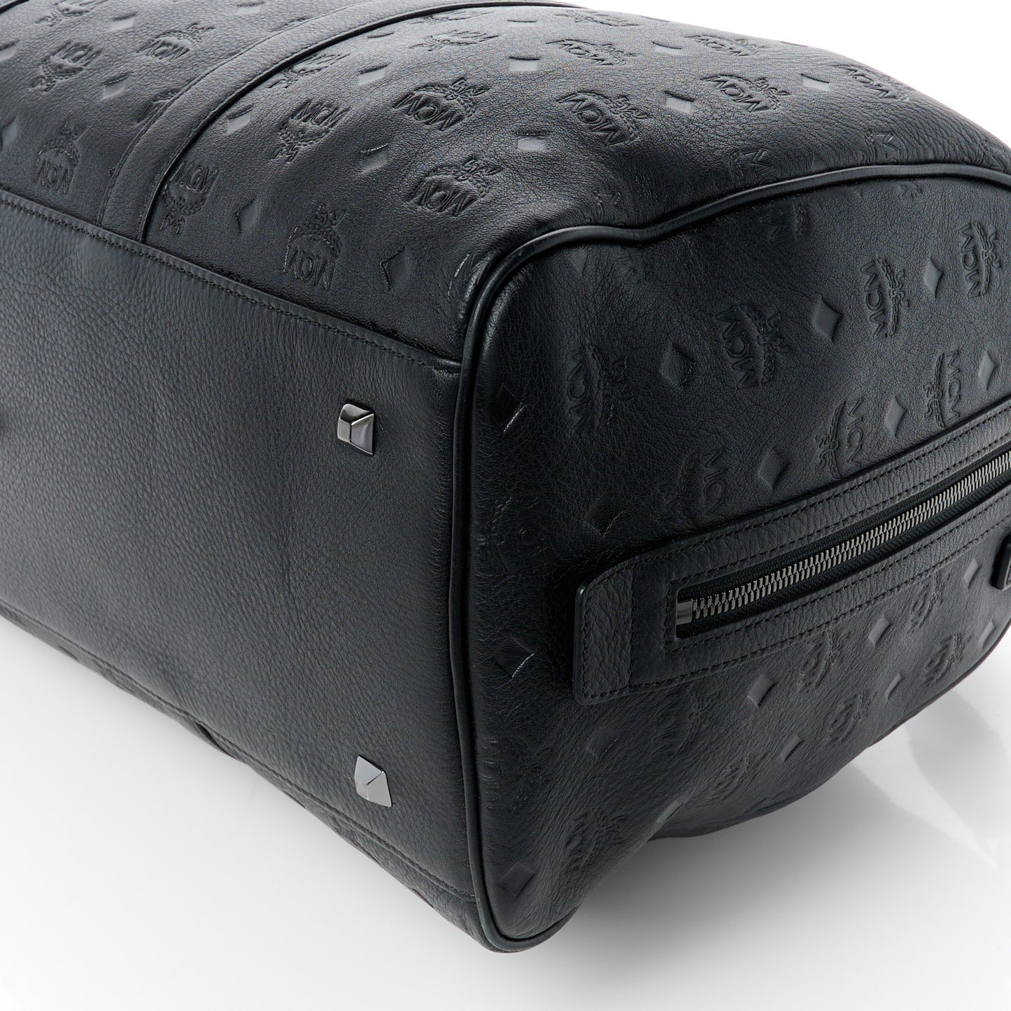 Calfskin Ottomar Duffle Bag Black