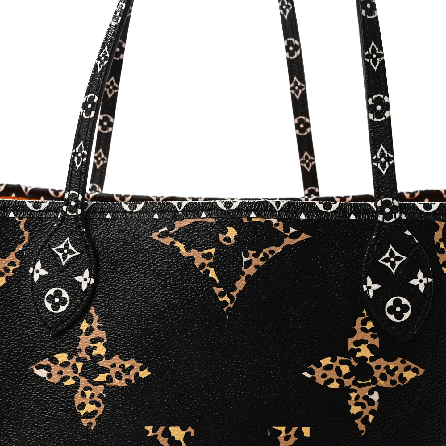 Monogram Giant Jungle Neverfull MM Black