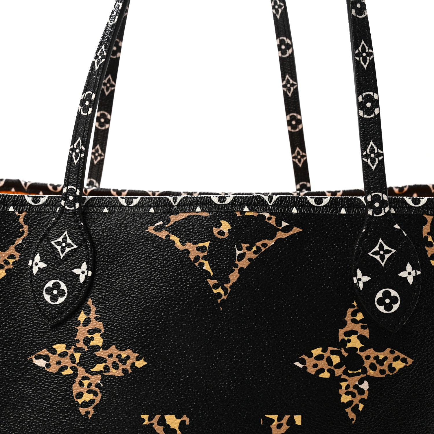 Louis Vuitton Monogram Giant Jungle Neverfull MM Black 7 of 9