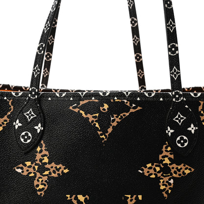 Louis Vuitton Monogram Giant Jungle Neverfull MM Black 7 of 9