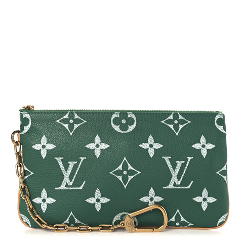 Calfskin Monogram Speedy P9 Bandouliere 50 Pochette Green