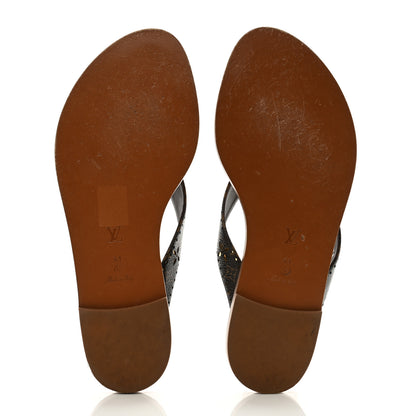 Louis Vuitton Monogram Sunny Flat Thong Sandals 41 Brown 5 of 10