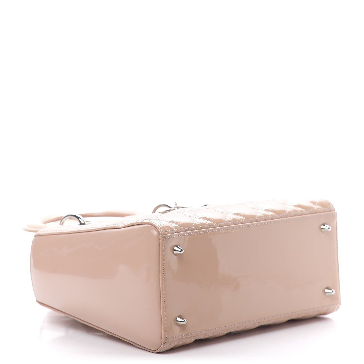 Christian Dior Patent Cannage Medium Lady Dior Rose Clair 4 of 13