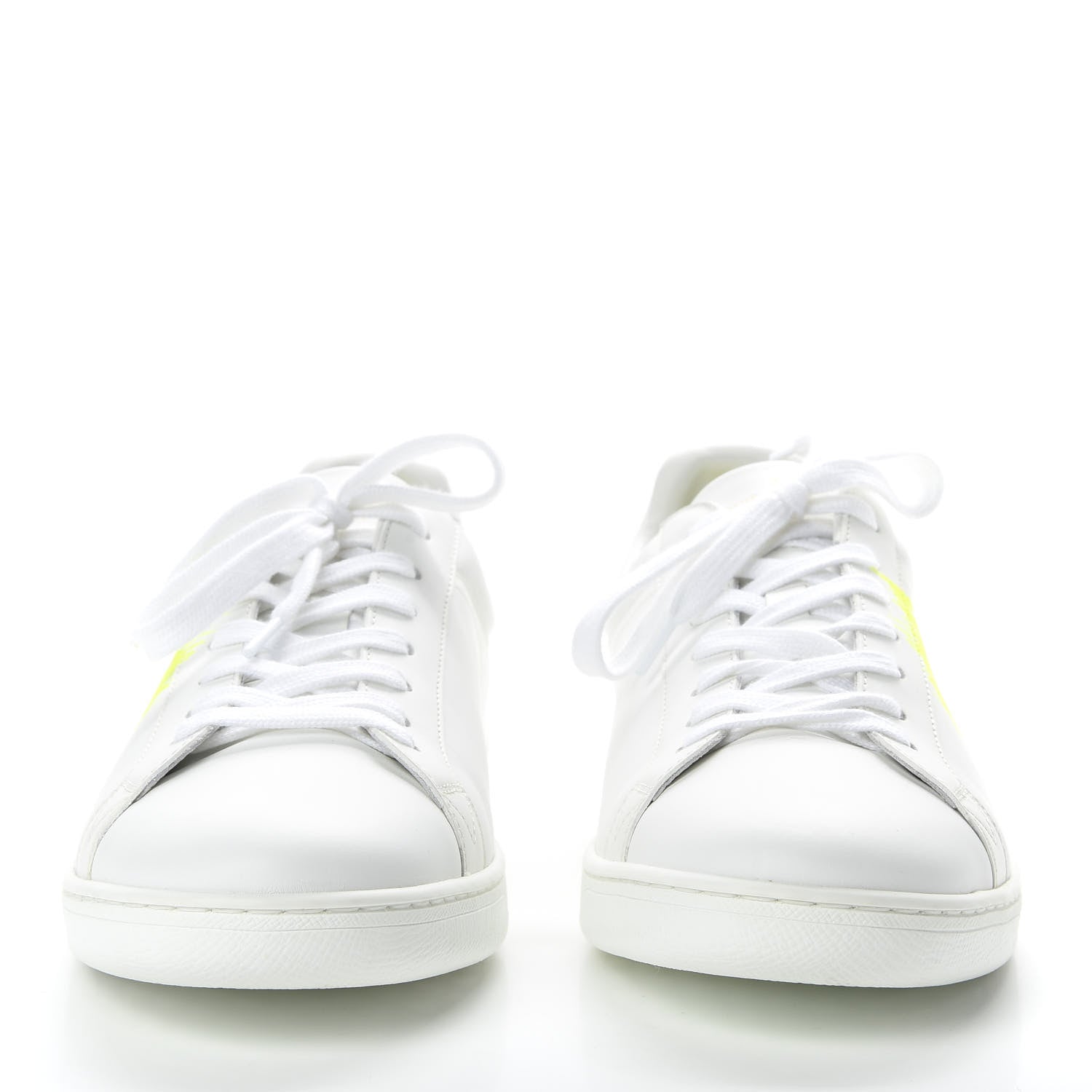 Louis Vuitton Calfskin Mens Luxembourg Sneakers 8 Yellow 2 of 12