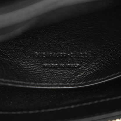 Saint Laurent Calfskin Y Quilted Monogram Small Loulou Chain Satchel Black 7 of 10