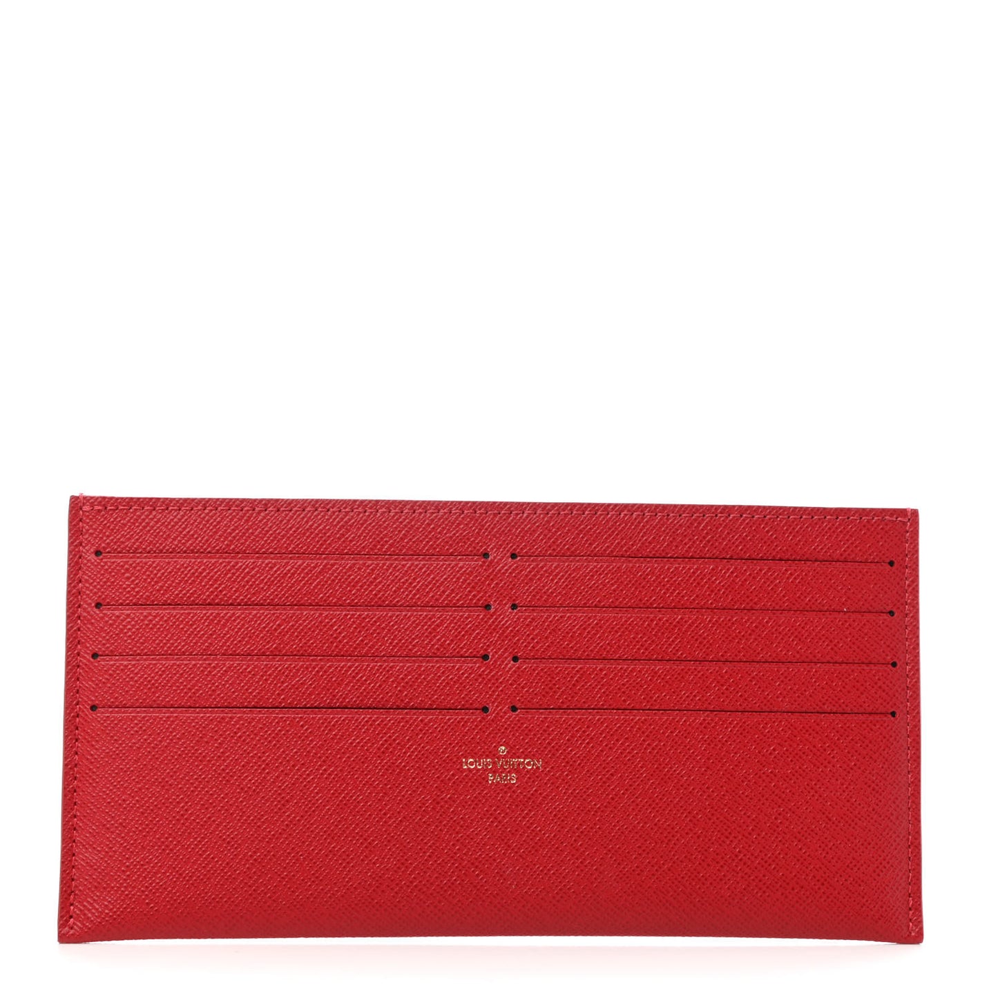 Calfskin Felicie Card Holder Insert Cherry
