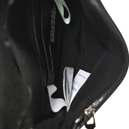 Off-White Saffiano Striped Mini Diag Binder Clip Bag Black White Yellow 5 of 11