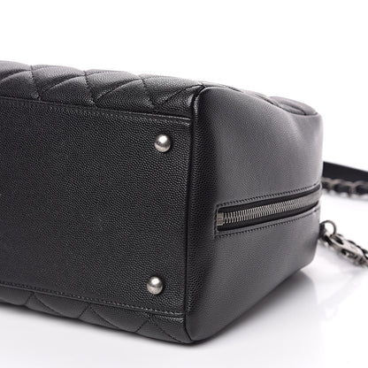 Chanel Caviar Quilted Large Coco Handle Bowling Bag Black 11 of 12