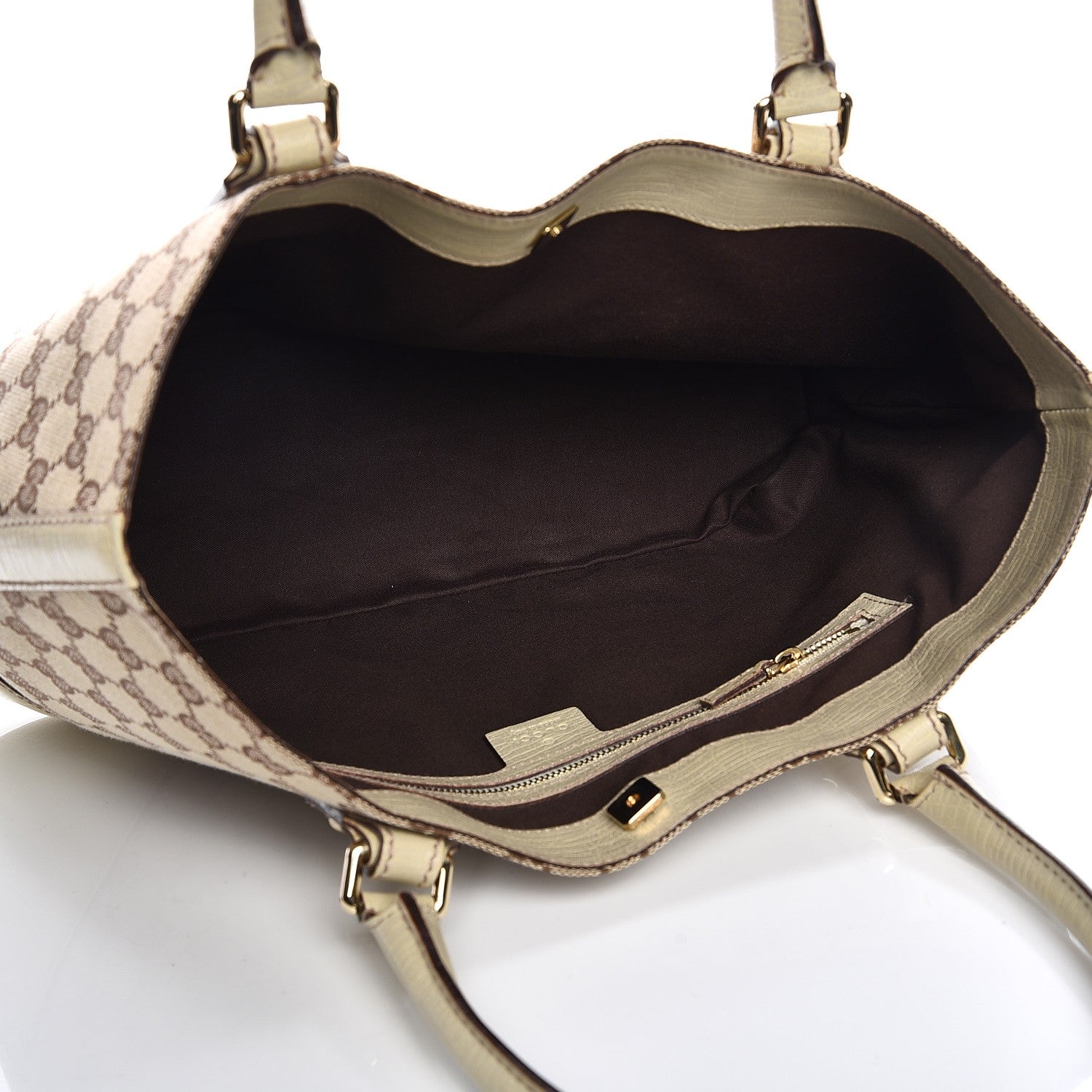 Gucci Monogram Medium Hasler Tote Off White 5 of 12