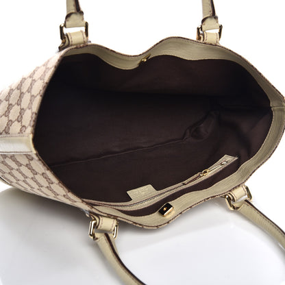 Gucci Monogram Medium Hasler Tote Off White 5 of 12