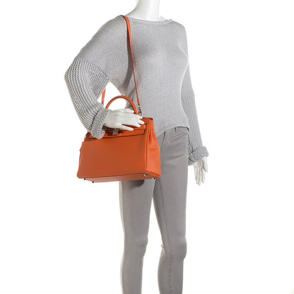 Hermes Togo Kelly Retourne 32 Orange 2 of 22