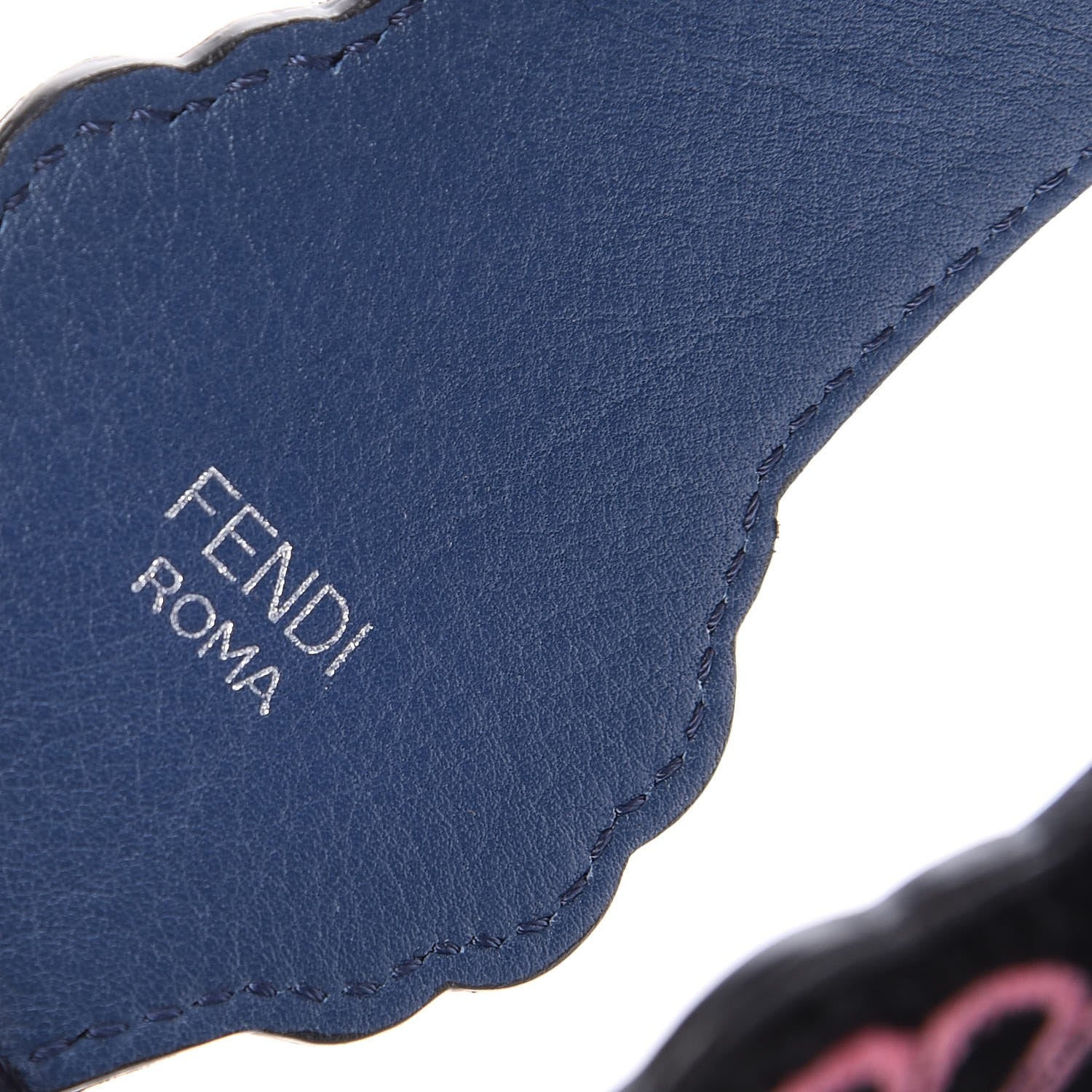 Fendi Velvet Fun Fair Mini Strap You Black Navy Multicolor 4 of 6