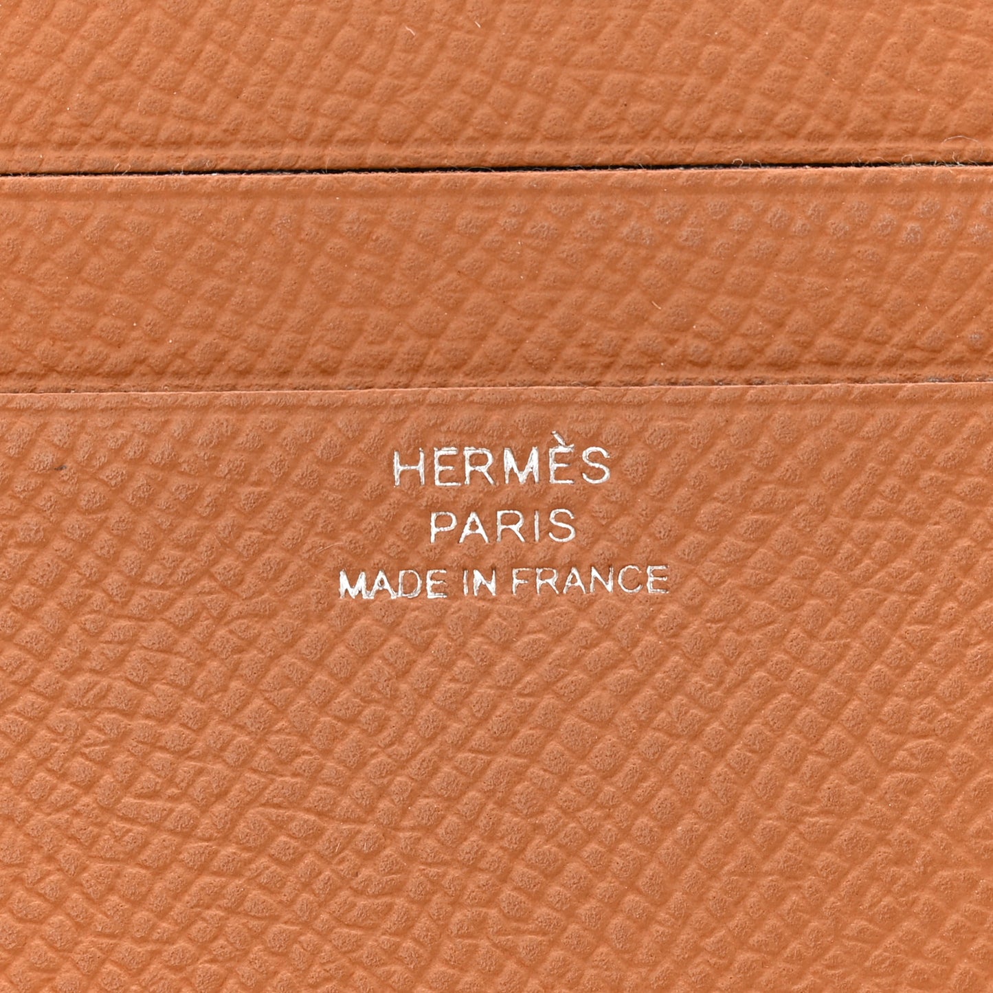 Epsom Citizen Twill Card Case Gold