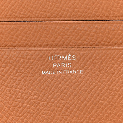 Hermes Epsom Citizen Twill Card Case Gold 6 of 7