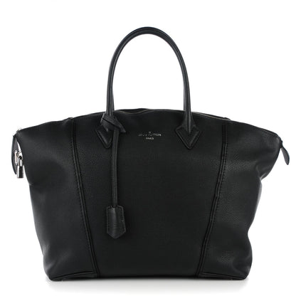 Louis Vuitton Veau Cachemire Soft Lockit MM Black 1 of 7