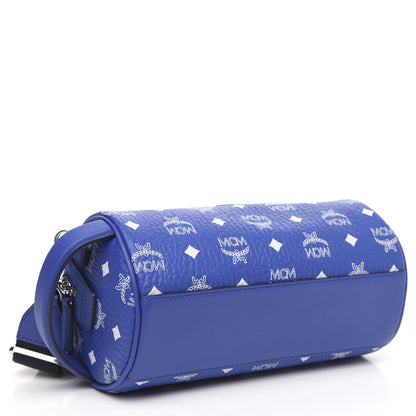 MCM Visetos Surf The Web Small Crossbody Blue 4 of 8