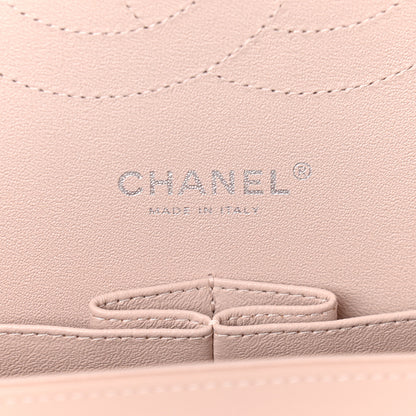 Chanel Patent Quilted Jumbo Double Flap Light Pink 6 of 9