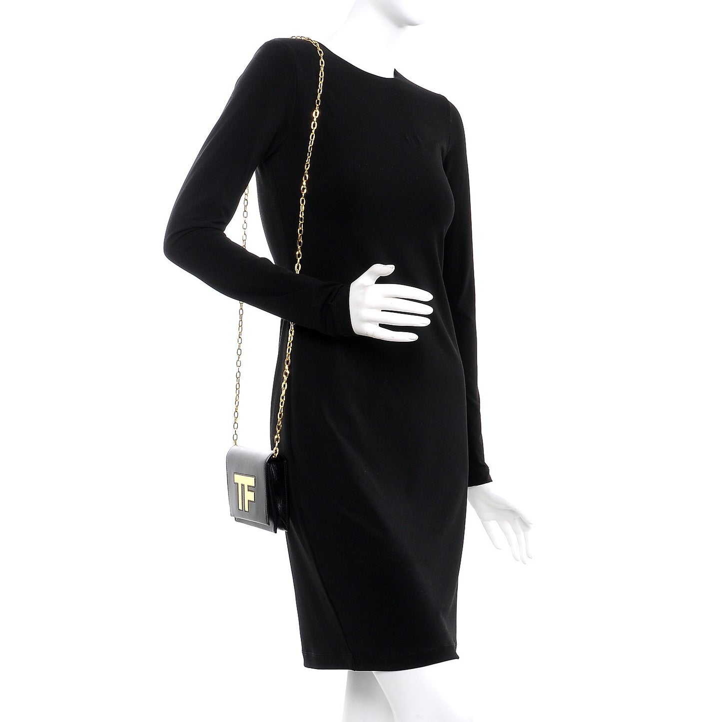 Calfskin Icon Disco Bag Black