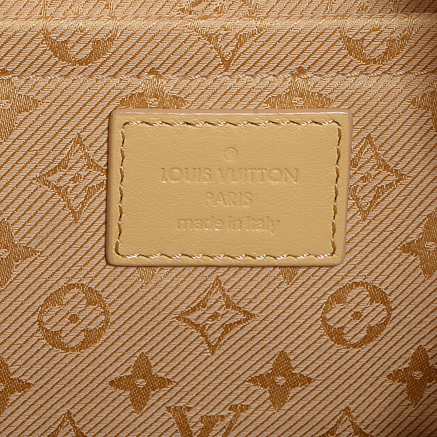 Louis Vuitton Calfskin Quilted Monogram Altair Clutch Jaune Pale 6 of 8
