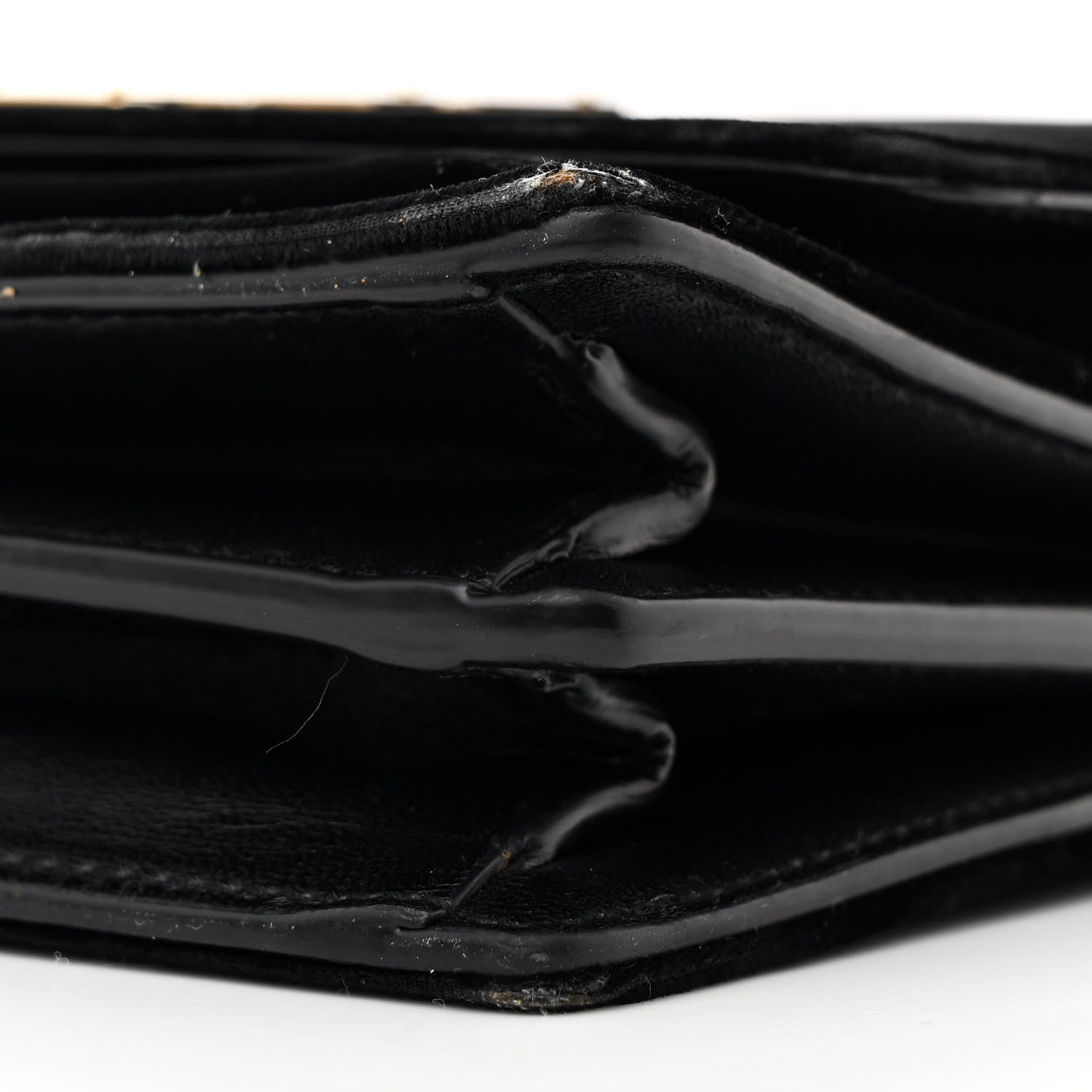 Saint Laurent Velvet Small Monogram Sunset Black 11 of 12