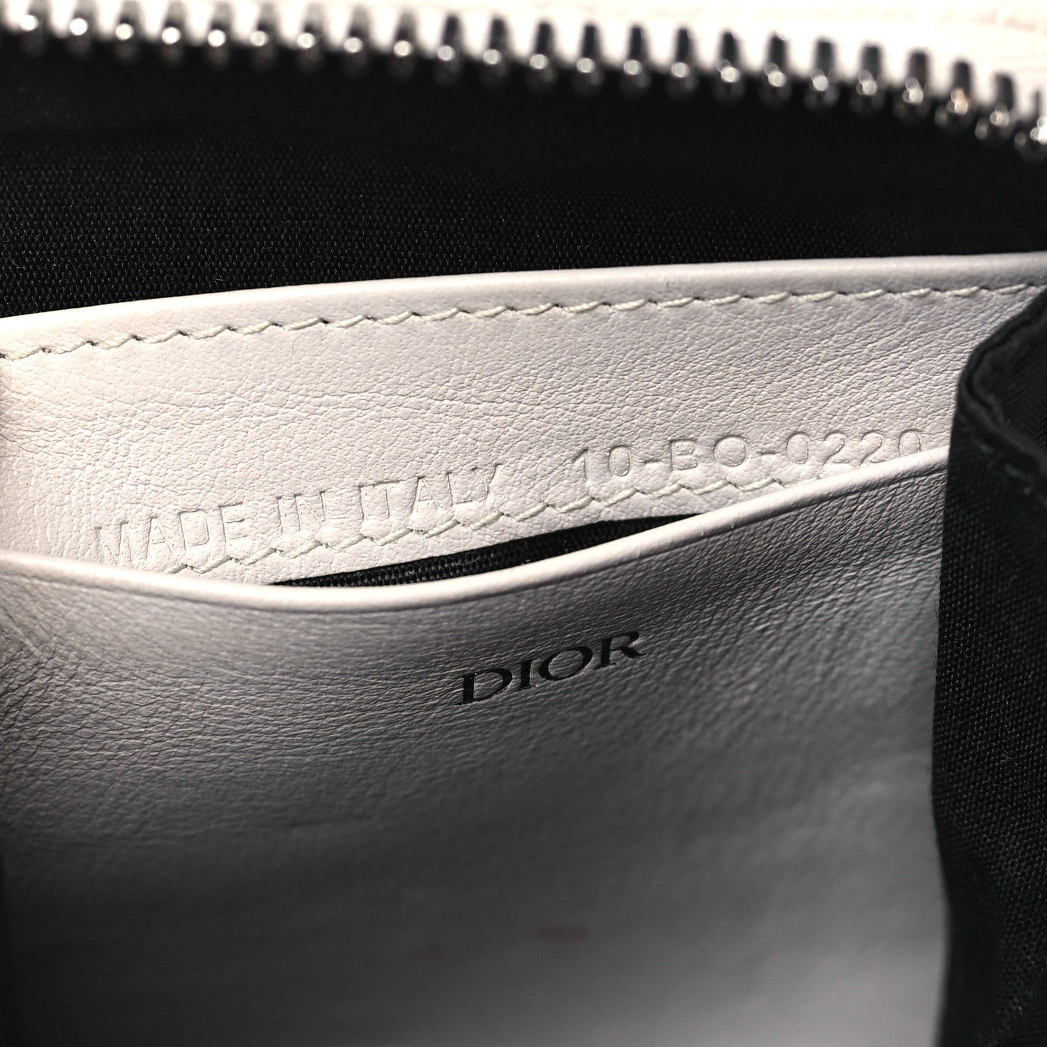Christian Dior HOMME Grained Calfskin Playful Messenger Bag White 8 of 15