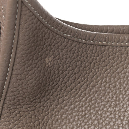 Hermes Taurillon Clemence Evelyne III PM Etoupe 5 of 6