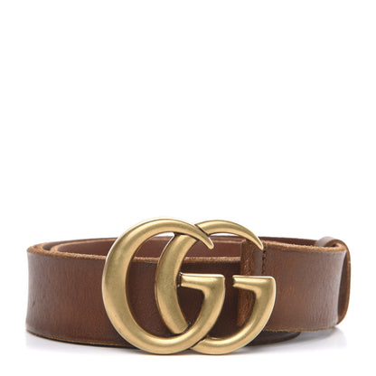 Gucci Faded Calfskin Double G 40mm Belt 95 38 Cuir 1 of 5