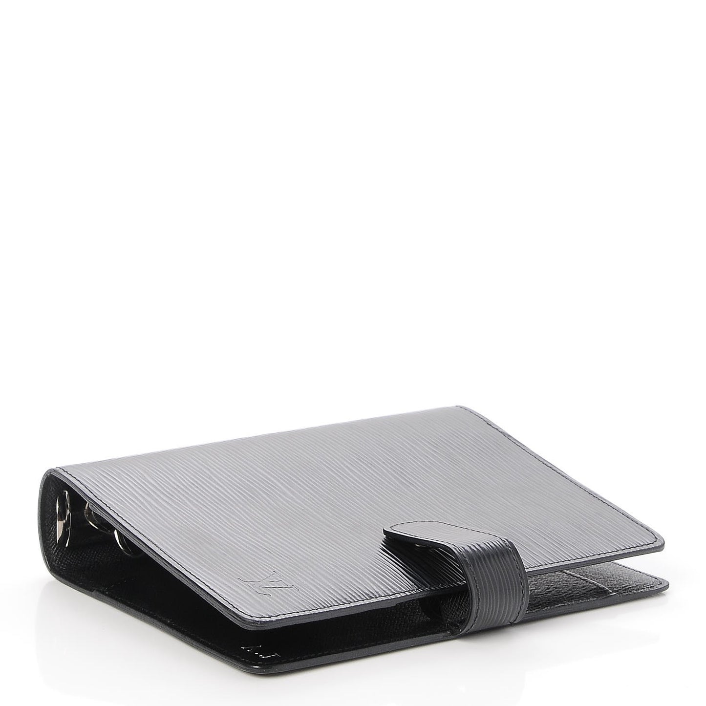 Epi Medium Ring Agenda Cover Black