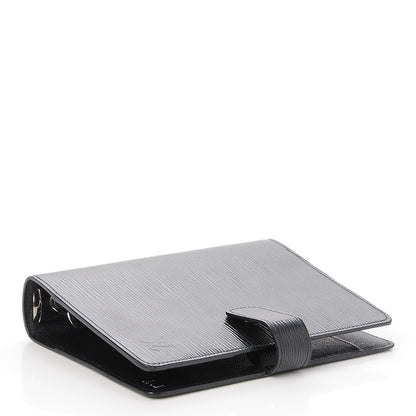 Louis Vuitton Epi Medium Ring Agenda Cover Black 4 of 7