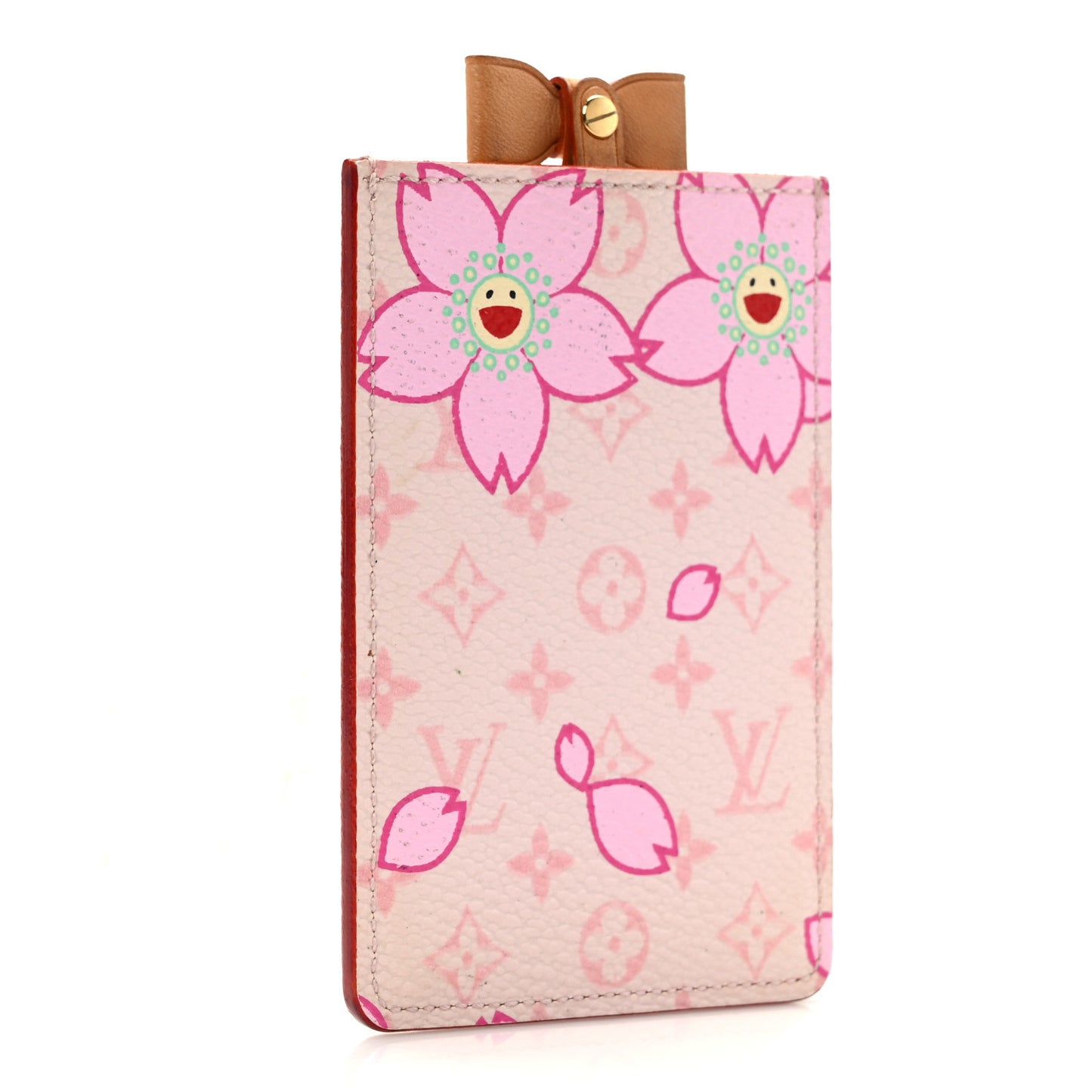 Monogram Cherry Blossom Mirror With Case Pink