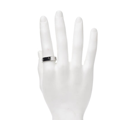 Cartier 18K White Gold 6mm LOVE Ring 66 11.5 2 of 4