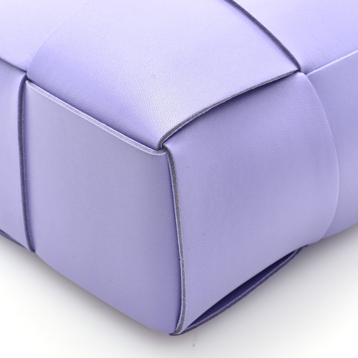 Nappa Maxi Intreccio Mini Arco Tote Wisteria
