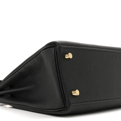 Hermes Togo Kelly Retourne 25 Black 6 of 8