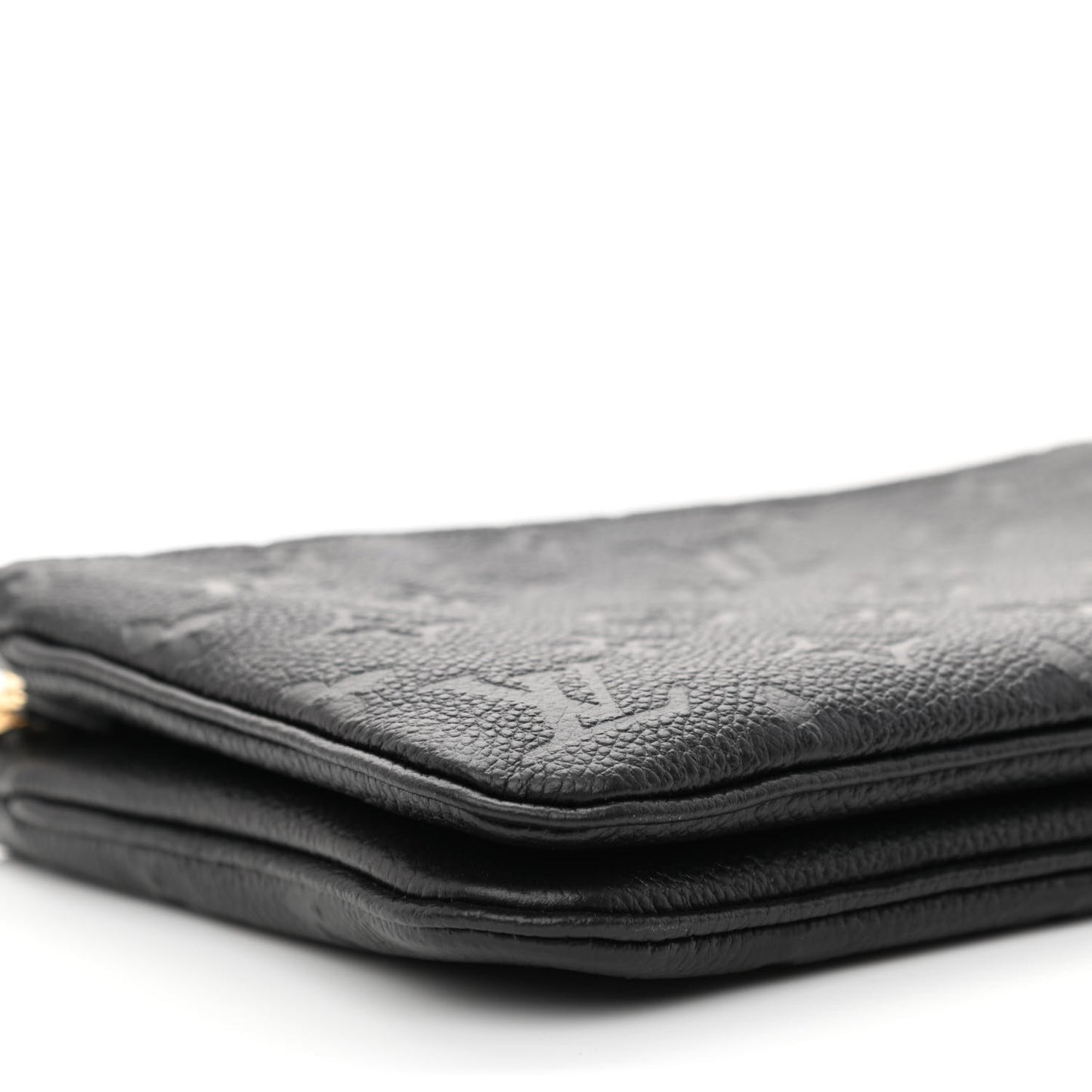 Empreinte Double Zip Pochette Black