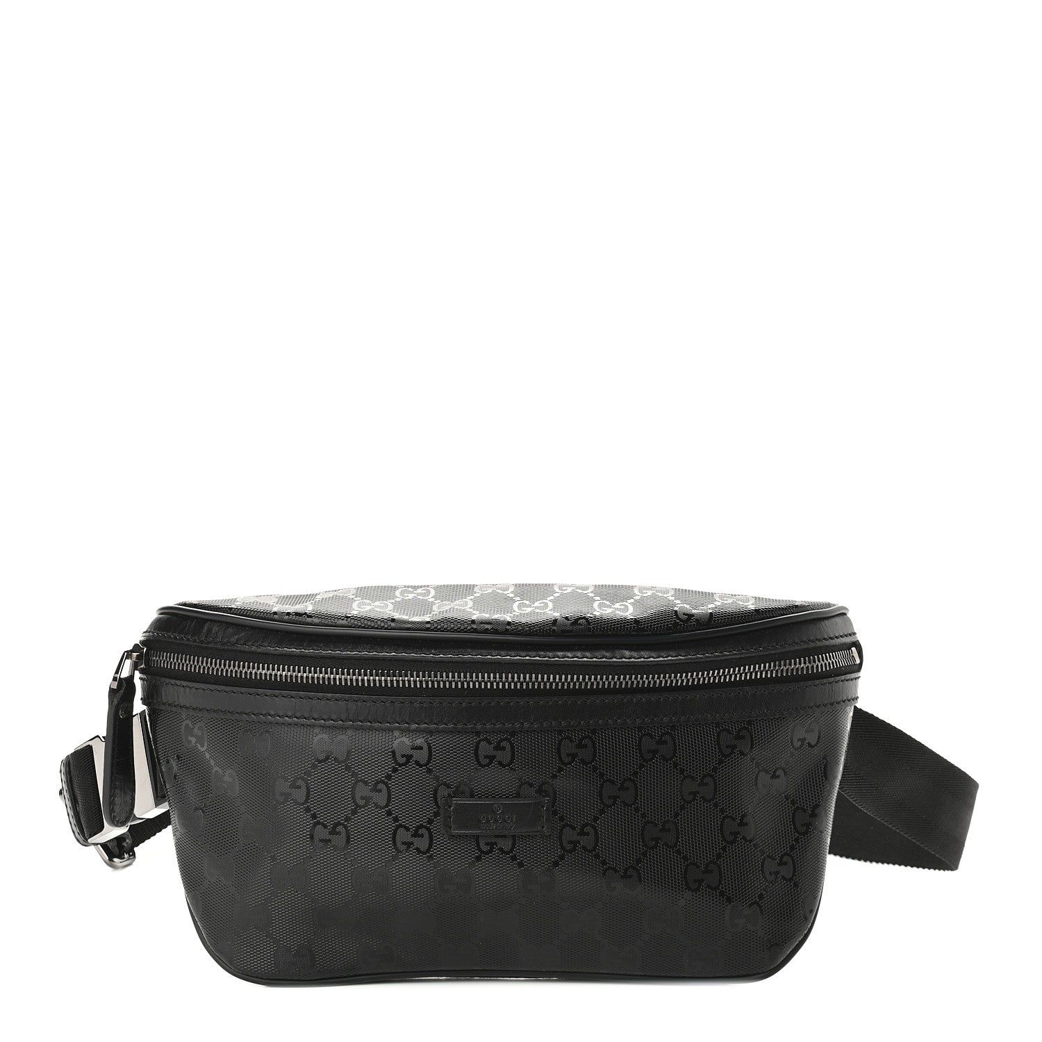 Gucci Imprime Monogram Belt Bag Black 1 of 8