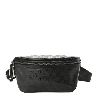 Gucci Imprime Monogram Belt Bag Black 1 of 8
