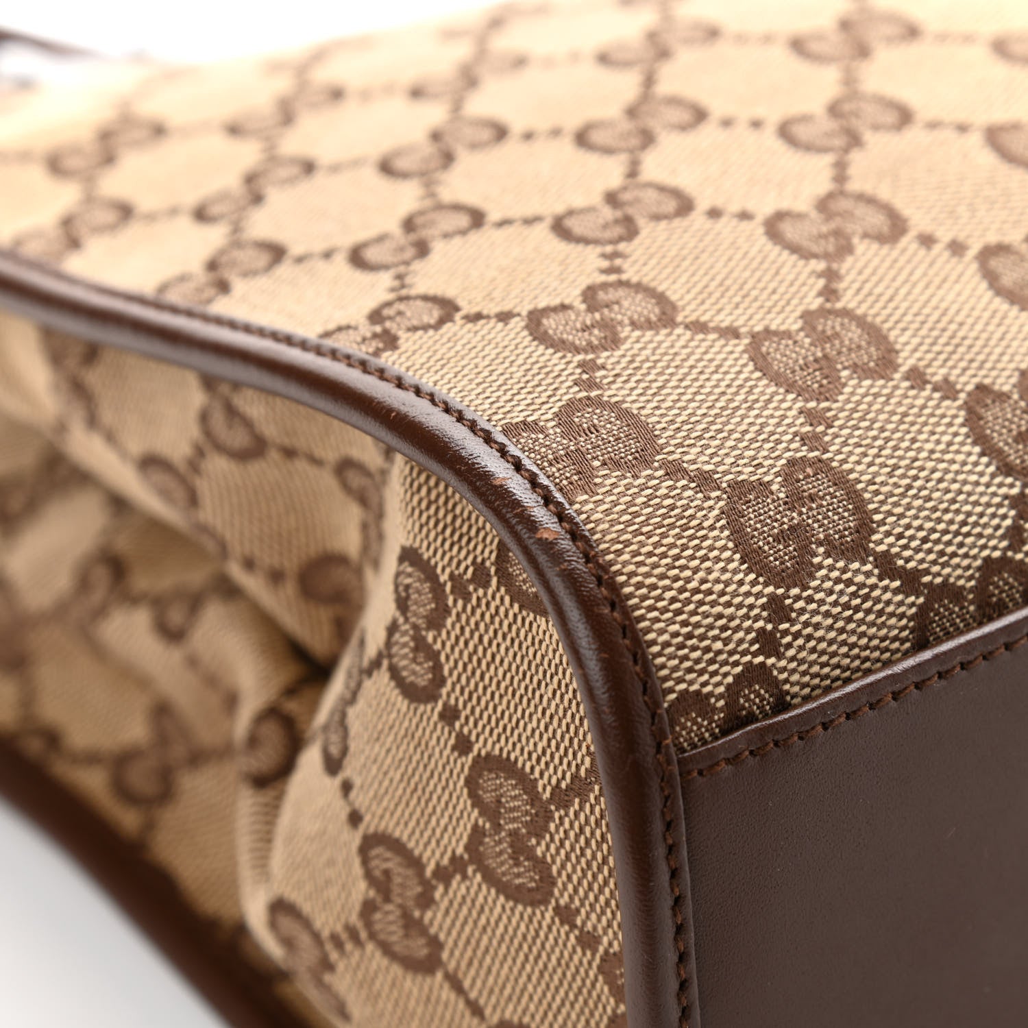 Gucci Monogram Small Bardot Shoulder Bag Dark Brown 11 of 13